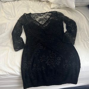 Express Black lace dress  size : small